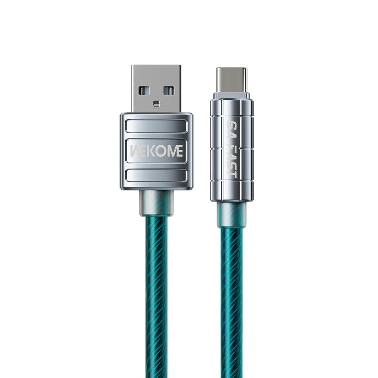 WK WDC-203a 6A USB to USB-C/Type-C Data Cable, Length: 1m