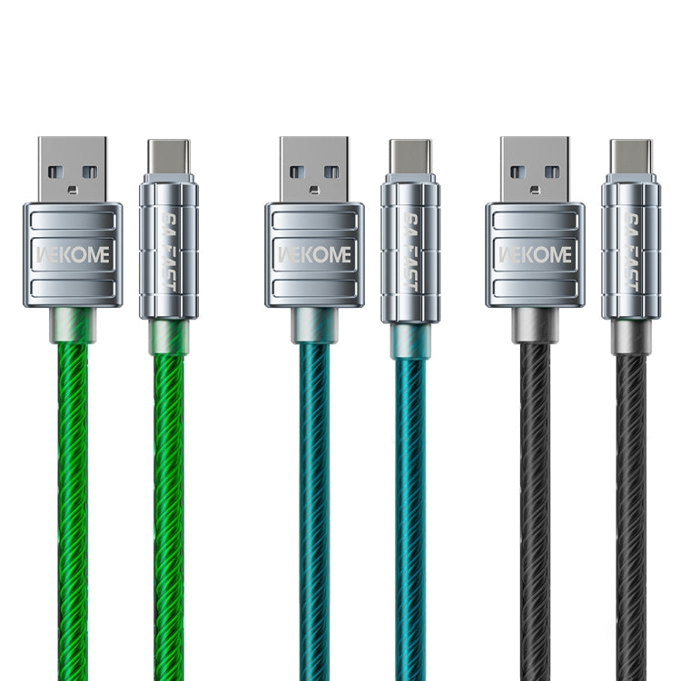 WK WDC-203a 6A USB to USB-C/Type-C Data Cable, Length: 1m