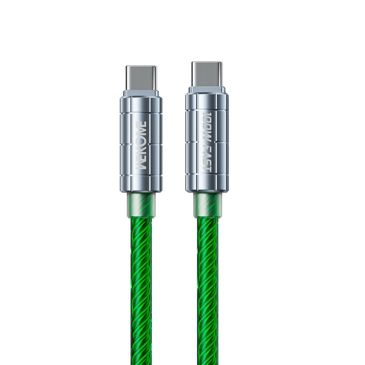 WK WDC-12 100W USB-C/Type-C to USB-C/Type-C Super Fast Charging Data Cable, Length: 1m