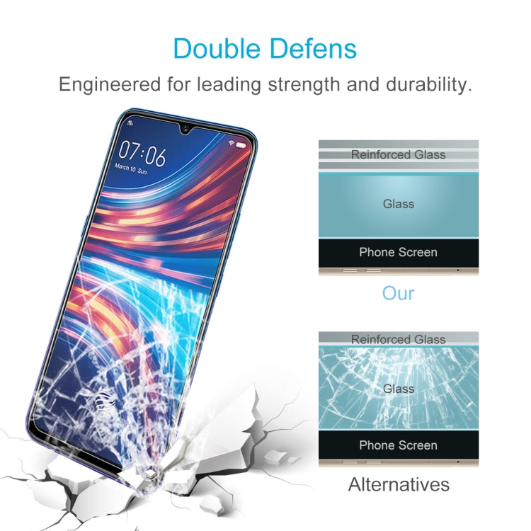 For Vivo S1 Half-screen Transparent Tempered Glass Film