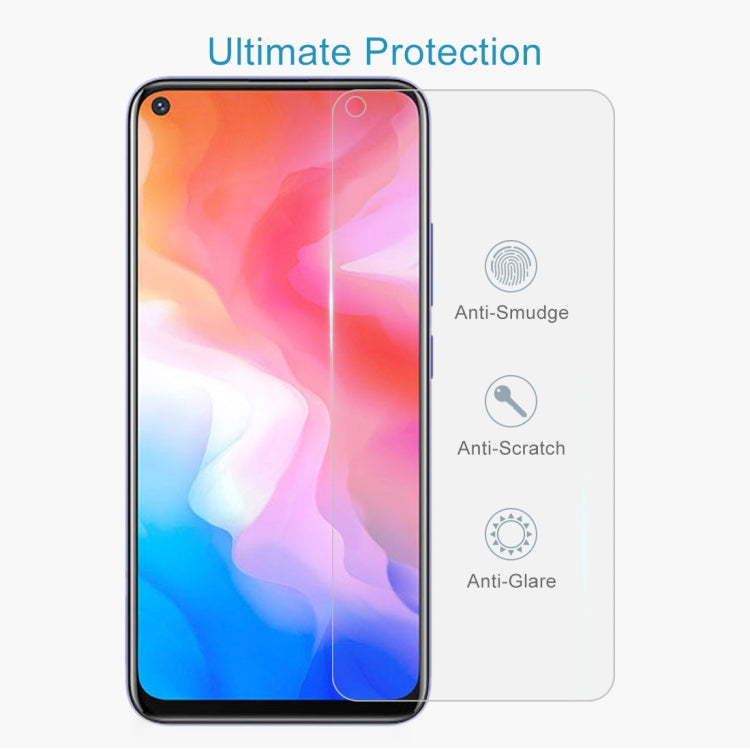 For Vivo Y3 Half-screen Transparent Tempered Glass Film