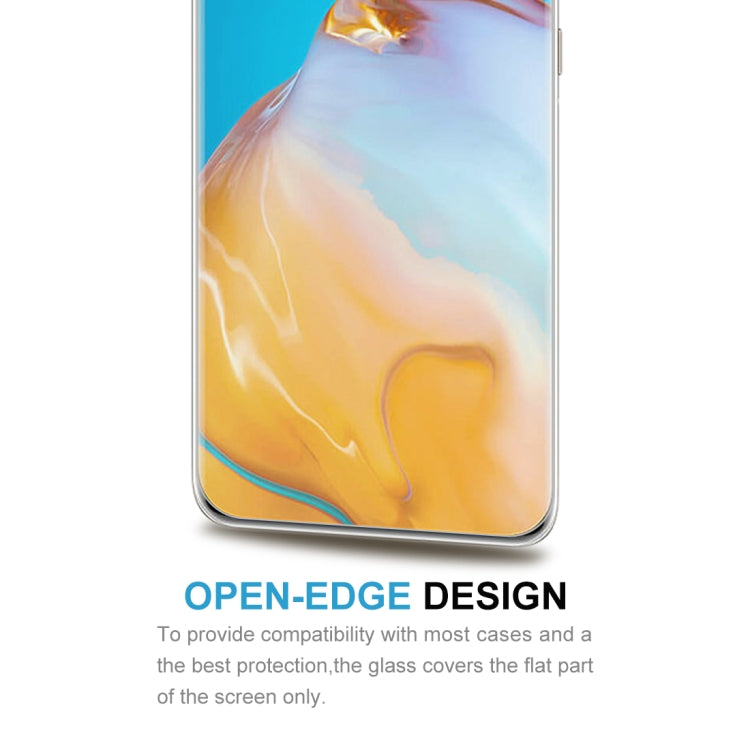 For Huawei P40 Pro Half-screen Transparent Tempered Glass Film