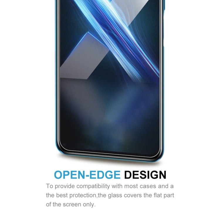 For Huawei Honor X10 Pro Half-screen Transparent Tempered Glass Film