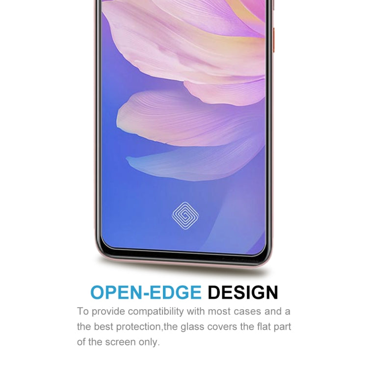 For Vivo S1 Pro 10 PCS Half-screen Transparent Tempered Glass Film