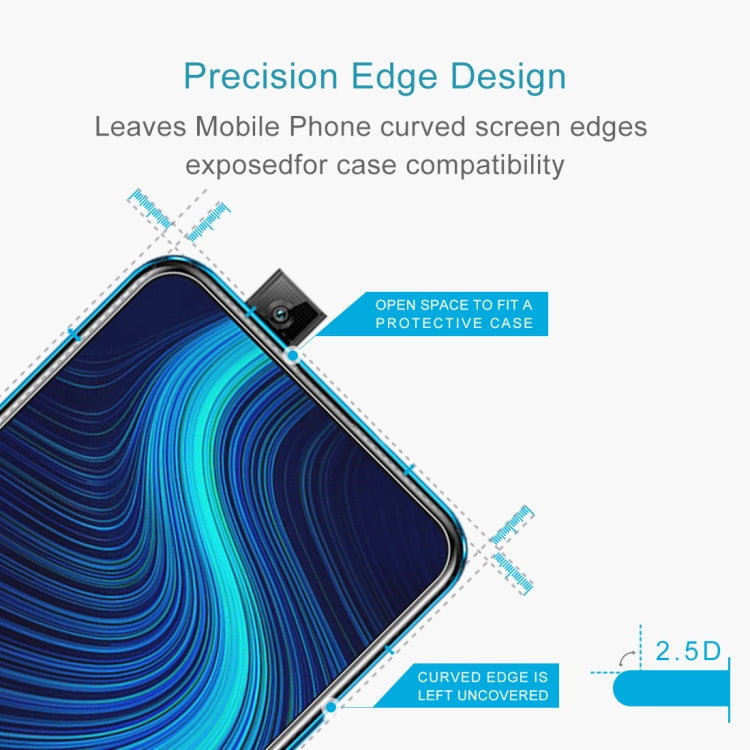 For Huawei Honor X10 10 PCS Half-screen Transparent Tempered Glass Film