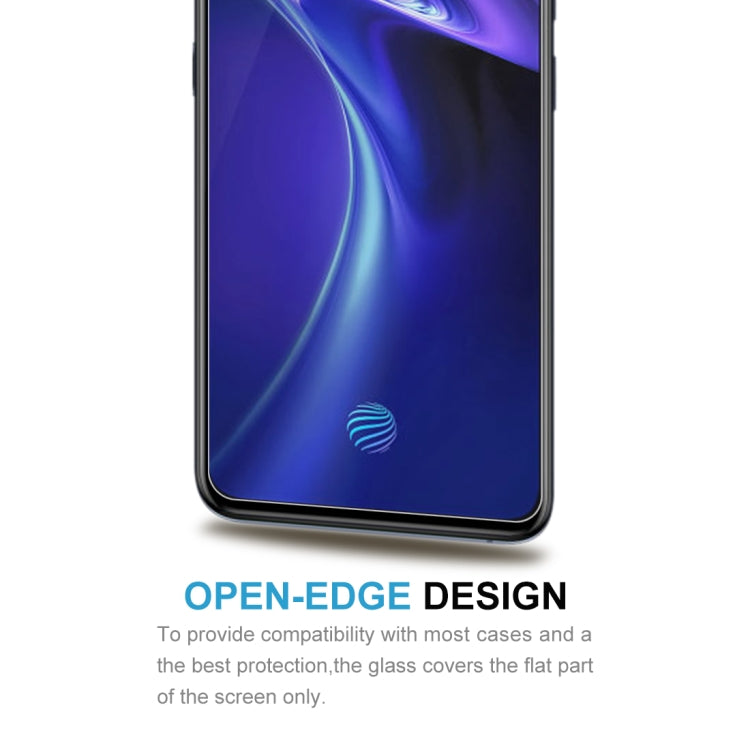 For Vivo X27 Pro 50 PCS Half-screen Transparent Tempered Glass Film