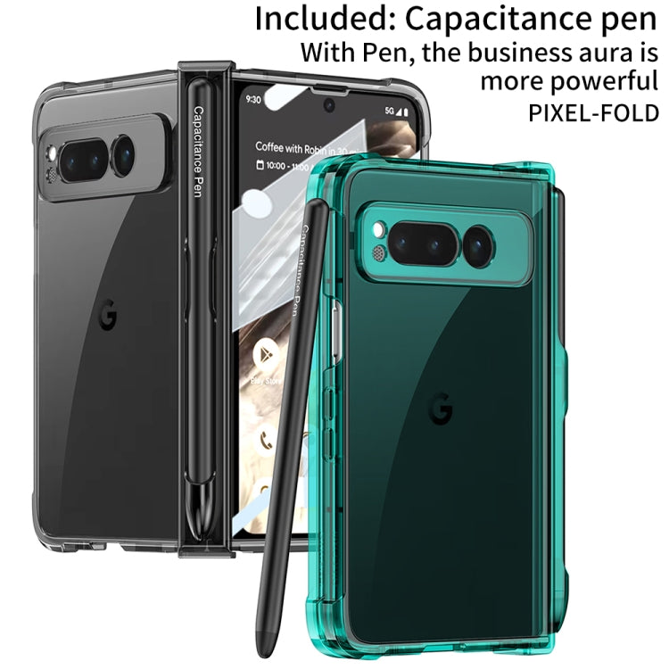 For Google Pixel Fold GKK Airbag Hinge Shockproof Phone Case with Pen