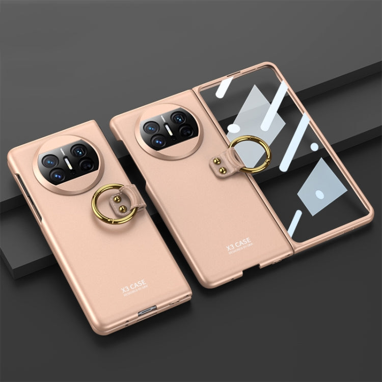 For Huawei Mate X3 GKK Ultra-thin PC Full Coverage Phone Case with Ring Holder