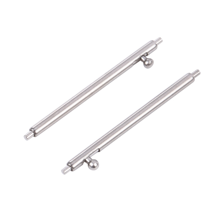 26mm 100pcs Stainless Steel Watch Band Connector, Outside Diameter:1.8mm