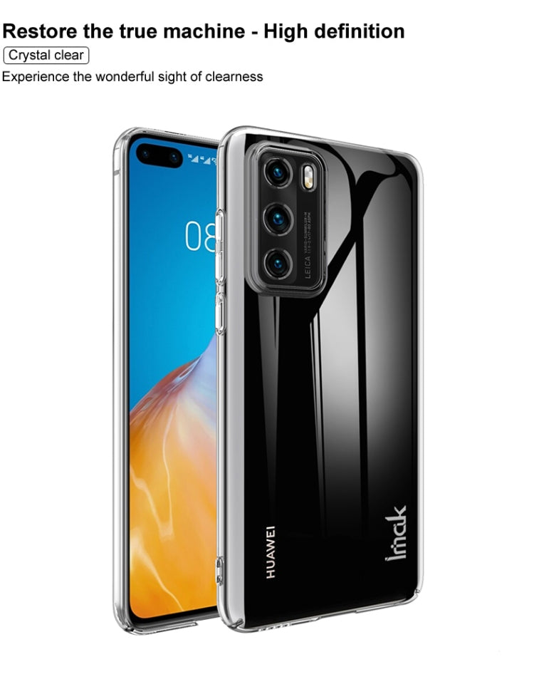 For Huawei P40 IMAK Wing II Wear-resisting Crystal Protective Case
