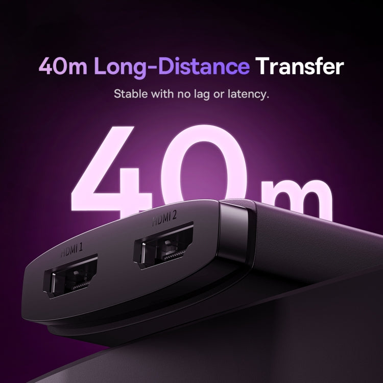 Baseus 2 In 1 Out HDMI Converter Switcher(Black)