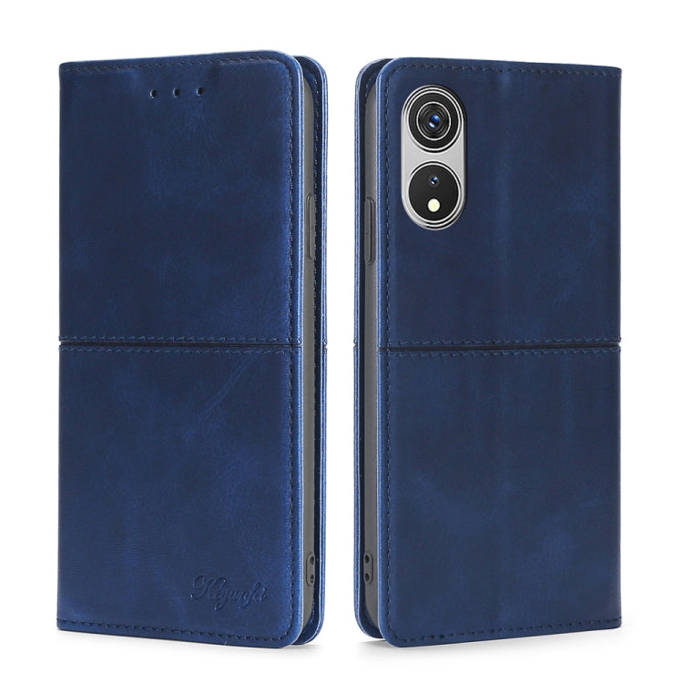 For CUBOT P60 Cow Texture Magnetic Leather Phone Case