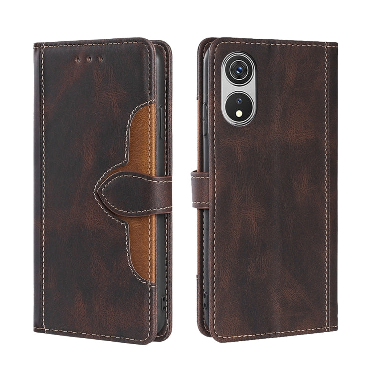For CUBOT P60 Skin Feel Magnetic Buckle Leather Phone Case