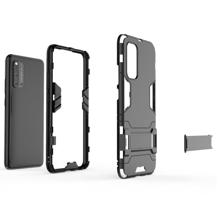 For Vivo V19 (India) PC + TPU Anti-fall Protective Case with Invisible Holder