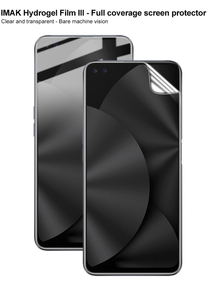 For OPPO Realme X50 5G 2 PCS IMAK Hydrogel Film III Full Coverage Screen Protector