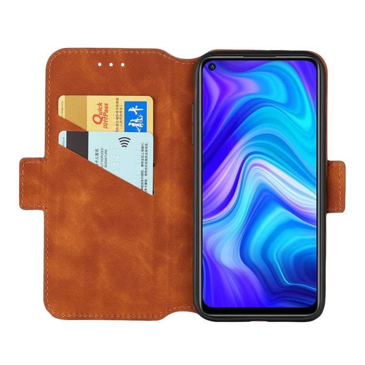 For Xiaomi Redmi Note 9 Retro Frosted Oil-side Horizontal Flip Leather Case with Holder & Card Slots