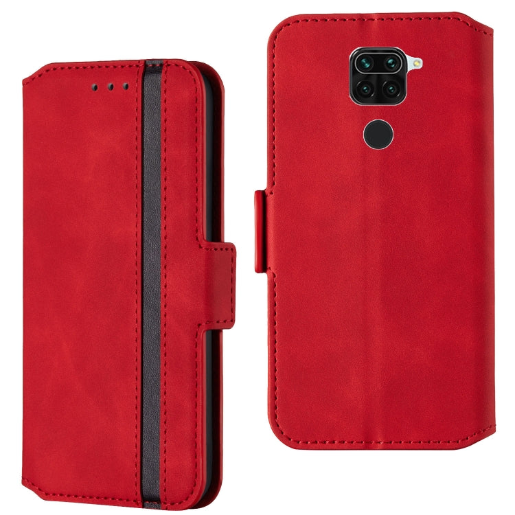 For Xiaomi Redmi Note 9 Retro Frosted Oil-side Horizontal Flip Leather Case with Holder & Card Slots