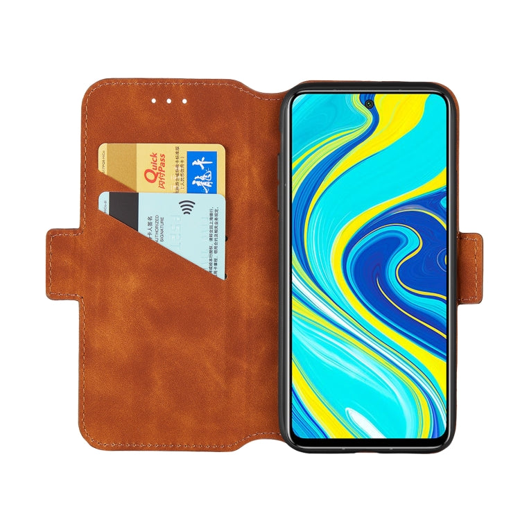 For Xiaomi Redmi Note 9 Pro / Note 9S / Note 9 Pro Max Retro Frosted Oil-side Horizontal Flip Leather Case with Holder & Card Slots