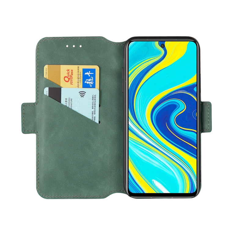 For Xiaomi Redmi Note 9 Pro / Note 9S / Note 9 Pro Max Retro Frosted Oil-side Horizontal Flip Leather Case with Holder & Card Slots