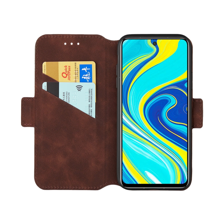 For Xiaomi Redmi Note 9 Pro / Note 9S / Note 9 Pro Max Retro Frosted Oil-side Horizontal Flip Leather Case with Holder & Card Slots