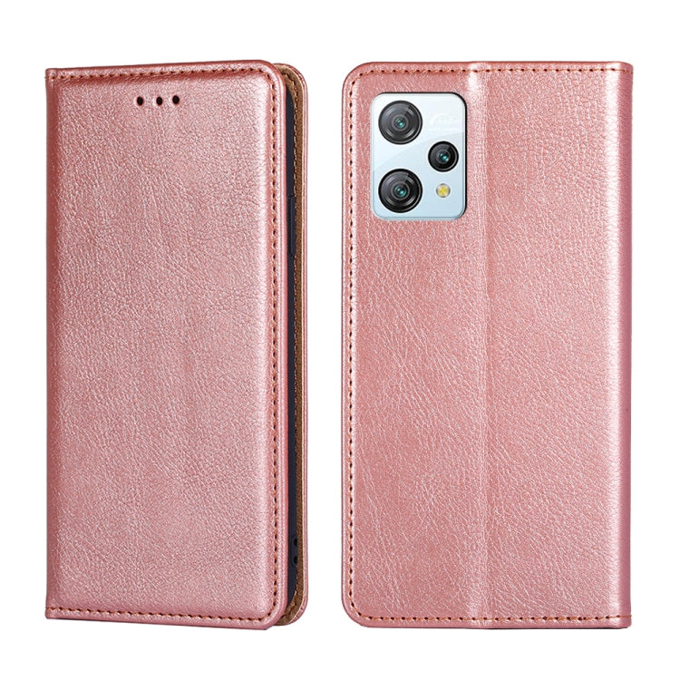 For Blackview A53 / A53 Pro Gloss Oil Solid Color Magnetic Leather Phone Case