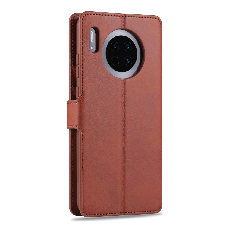 For Huawei Mate 30 AZNS Calf Texture Horizontal Flip Leather Case, with Holder & Card Slots & Wallet & Photo Frame