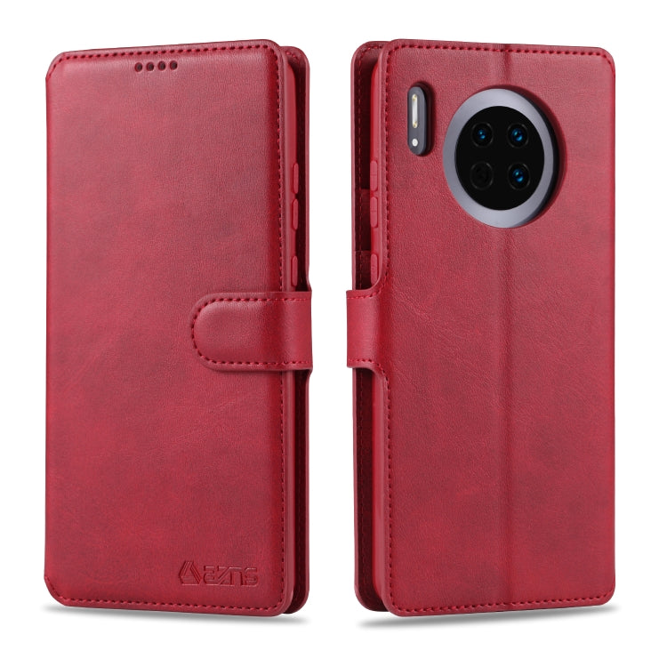 For Huawei Mate 30 Pro AZNS Calf Texture Horizontal Flip Leather Case, with Holder & Card Slots & Wallet & Photo Frame