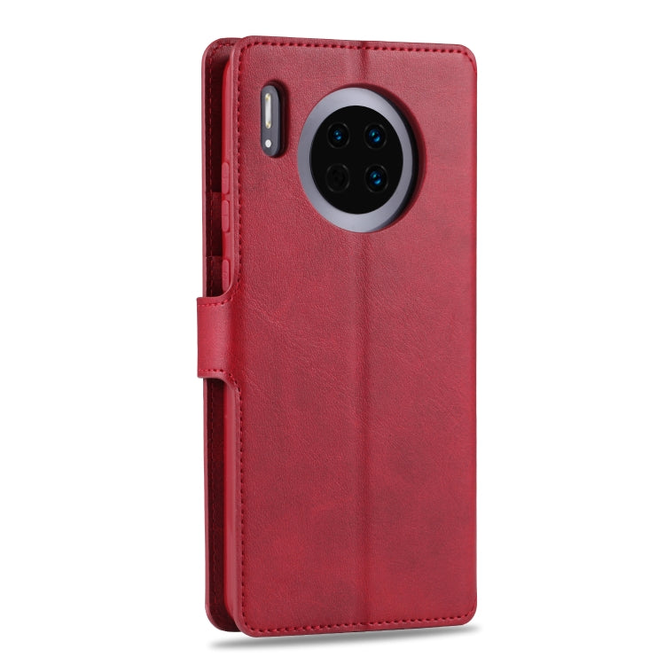 For Huawei Mate 30 Pro AZNS Calf Texture Horizontal Flip Leather Case, with Holder & Card Slots & Wallet & Photo Frame