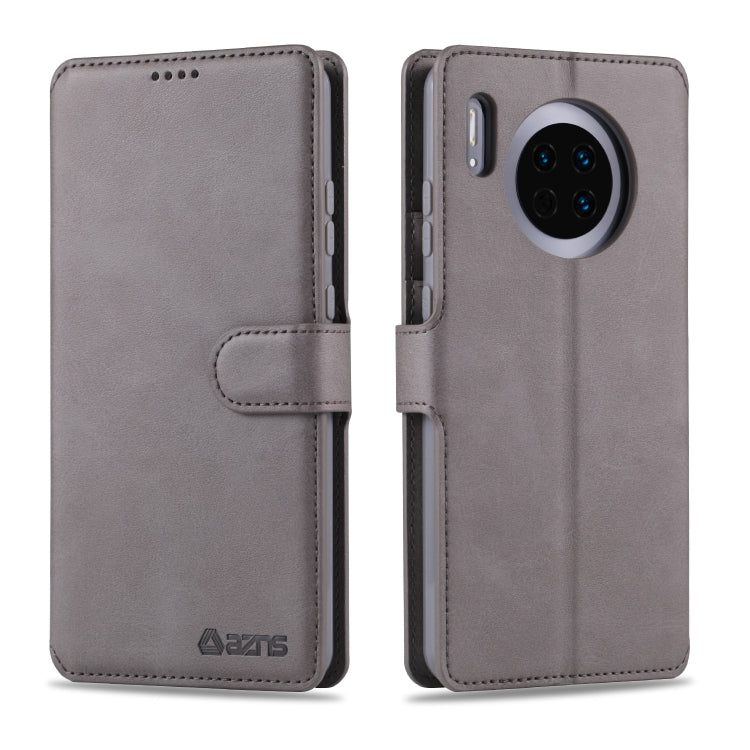 For Huawei Mate 30 Pro AZNS Calf Texture Horizontal Flip Leather Case, with Holder & Card Slots & Wallet & Photo Frame