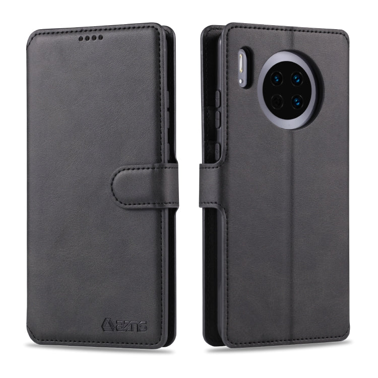 For Huawei Mate 30 Pro AZNS Calf Texture Horizontal Flip Leather Case, with Holder & Card Slots & Wallet & Photo Frame