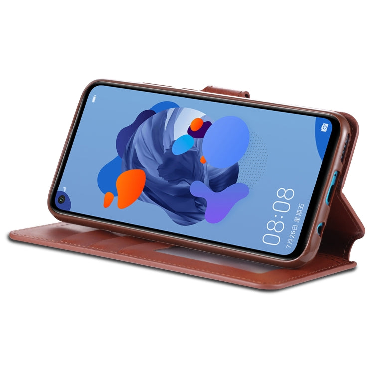 For Huawei Mate 30 Lite / nova 5i Pro AZNS Calf Texture Horizontal Flip Leather Case, with Holder & Card Slots & Wallet & Photo Frame