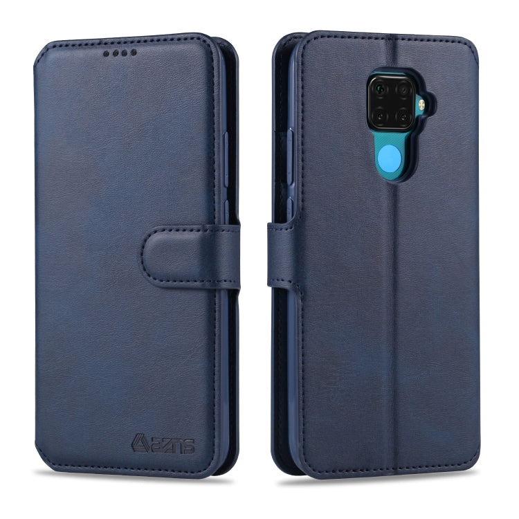 For Huawei Mate 30 Lite / nova 5i Pro AZNS Calf Texture Horizontal Flip Leather Case, with Holder & Card Slots & Wallet & Photo Frame