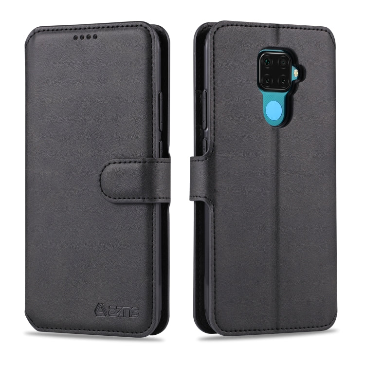For Huawei Mate 30 Lite / nova 5i Pro AZNS Calf Texture Horizontal Flip Leather Case, with Holder & Card Slots & Wallet & Photo Frame