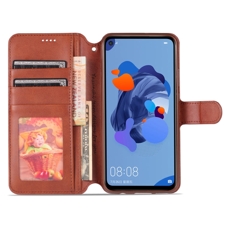 For Huawei Mate 30 Lite / nova 5i Pro AZNS Calf Texture Horizontal Flip Leather Case, with Holder & Card Slots & Wallet & Photo Frame