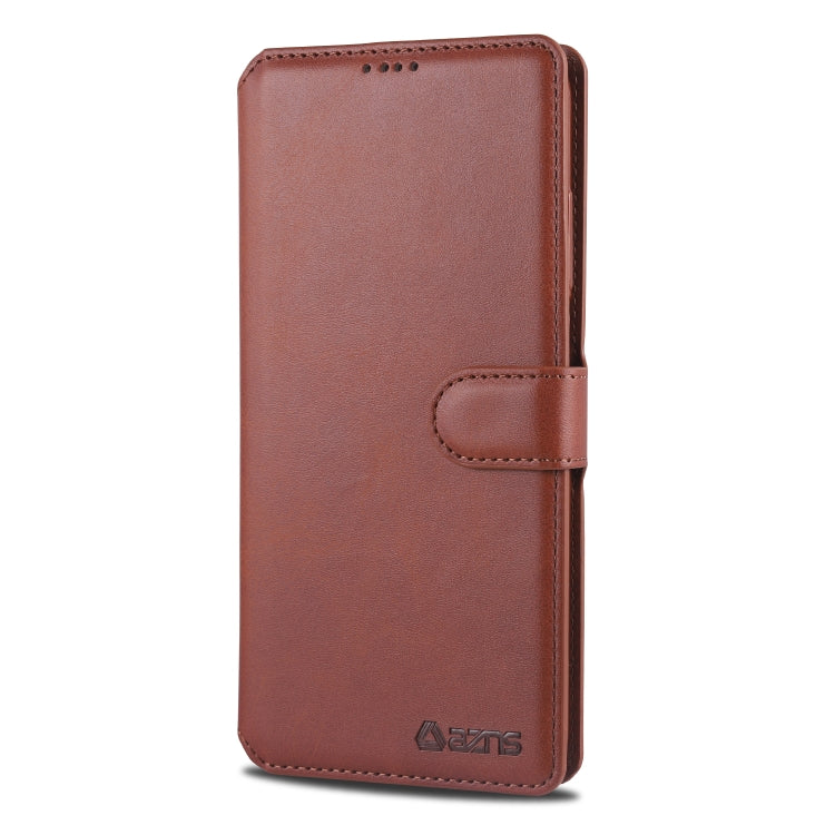For Xiaomi Redmi K30 AZNS Calf Texture Horizontal Flip Leather Case, with Holder & Card Slots & Wallet & Photo Frame