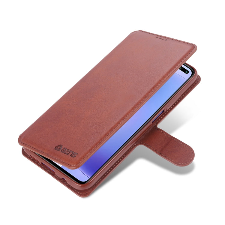 For Xiaomi Redmi K30 AZNS Calf Texture Horizontal Flip Leather Case, with Holder & Card Slots & Wallet & Photo Frame