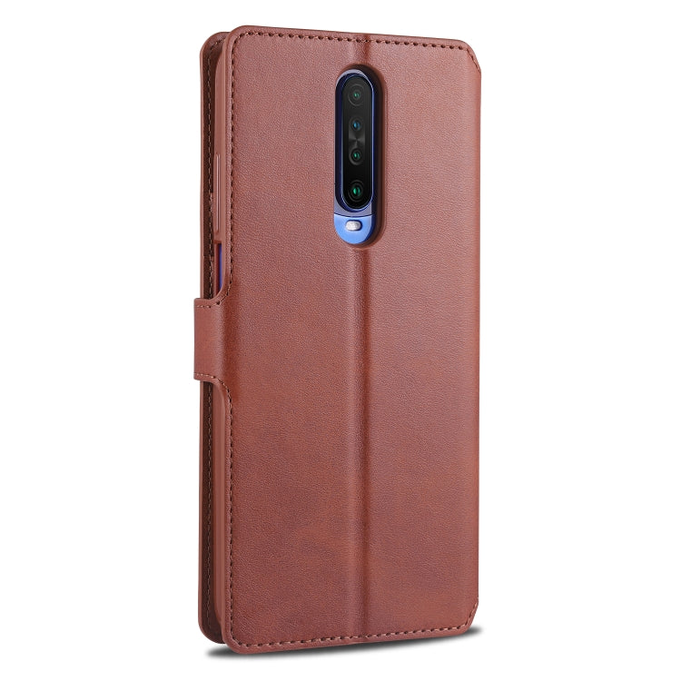 For Xiaomi Redmi K30 AZNS Calf Texture Horizontal Flip Leather Case, with Holder & Card Slots & Wallet & Photo Frame