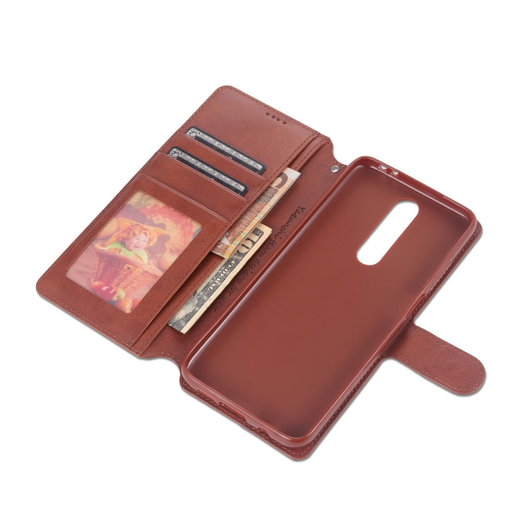 For Xiaomi Redmi K30 AZNS Calf Texture Horizontal Flip Leather Case, with Holder & Card Slots & Wallet & Photo Frame