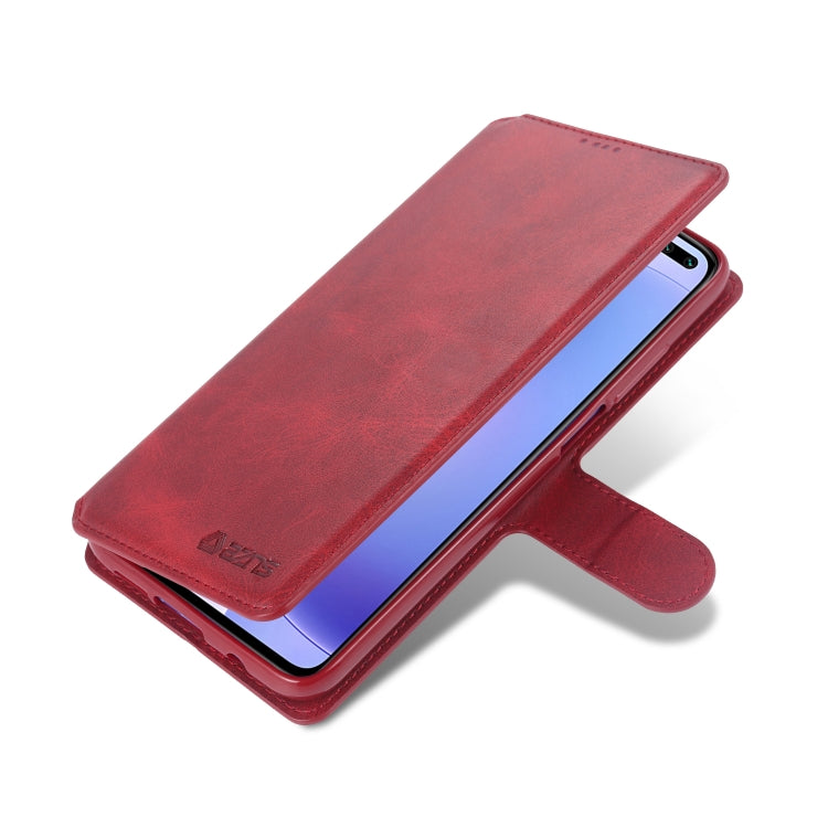 For Xiaomi Redmi K30 AZNS Calf Texture Horizontal Flip Leather Case, with Holder & Card Slots & Wallet & Photo Frame