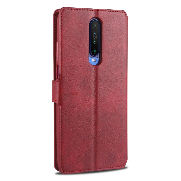 For Xiaomi Redmi K30 AZNS Calf Texture Horizontal Flip Leather Case, with Holder & Card Slots & Wallet & Photo Frame