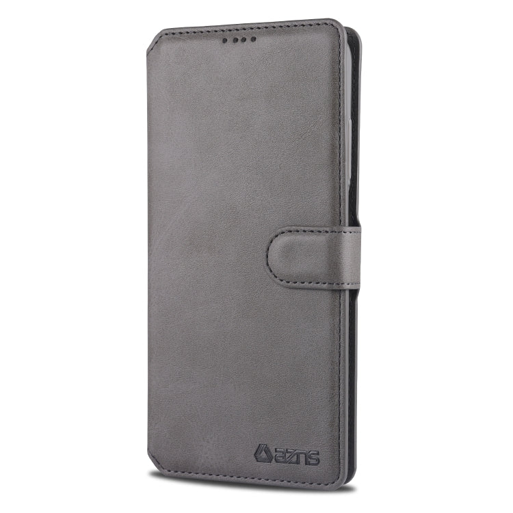 For Xiaomi Redmi K30 AZNS Calf Texture Horizontal Flip Leather Case, with Holder & Card Slots & Wallet & Photo Frame