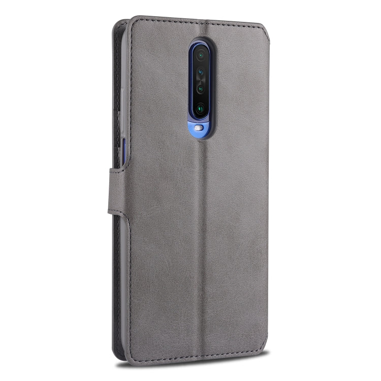 For Xiaomi Redmi K30 AZNS Calf Texture Horizontal Flip Leather Case, with Holder & Card Slots & Wallet & Photo Frame