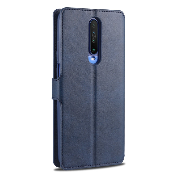 For Xiaomi Redmi K30 AZNS Calf Texture Horizontal Flip Leather Case, with Holder & Card Slots & Wallet & Photo Frame