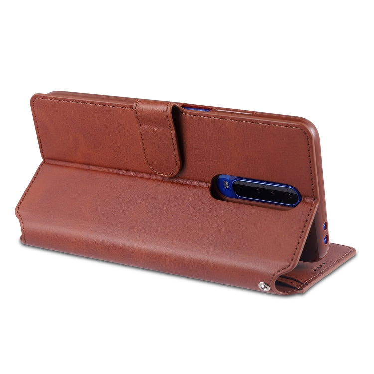 For Xiaomi Redmi K30 AZNS Calf Texture Horizontal Flip Leather Case, with Holder & Card Slots & Wallet & Photo Frame