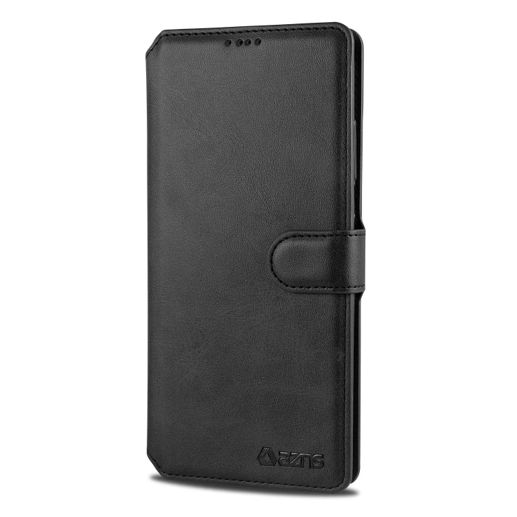For Xiaomi Redmi K30 AZNS Calf Texture Horizontal Flip Leather Case, with Holder & Card Slots & Wallet & Photo Frame