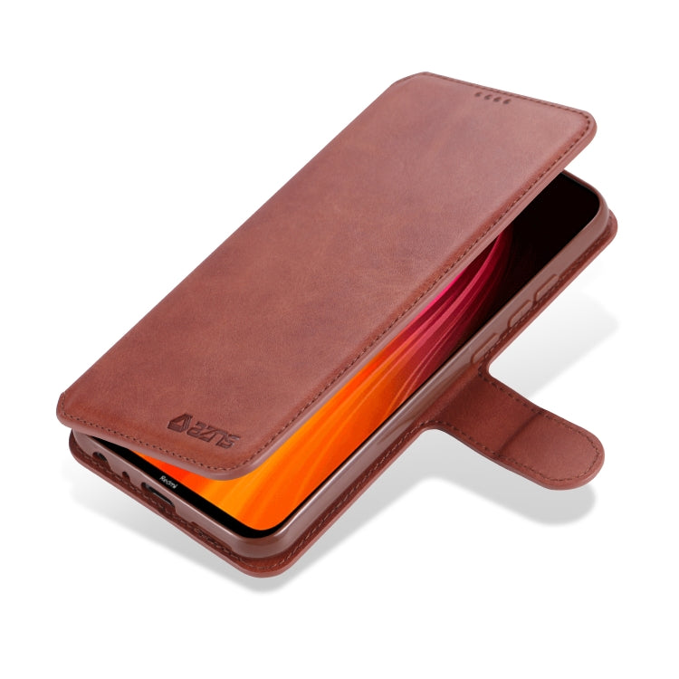 For Xiaomi Redmi Note 8 AZNS Calf Texture Horizontal Flip Leather Case, with Holder & Card Slots & Wallet & Photo Frame