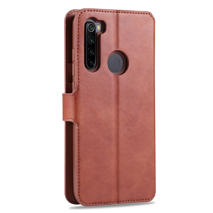 For Xiaomi Redmi Note 8 AZNS Calf Texture Horizontal Flip Leather Case, with Holder & Card Slots & Wallet & Photo Frame