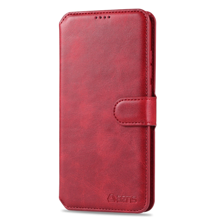 For Xiaomi Redmi Note 8 AZNS Calf Texture Horizontal Flip Leather Case, with Holder & Card Slots & Wallet & Photo Frame