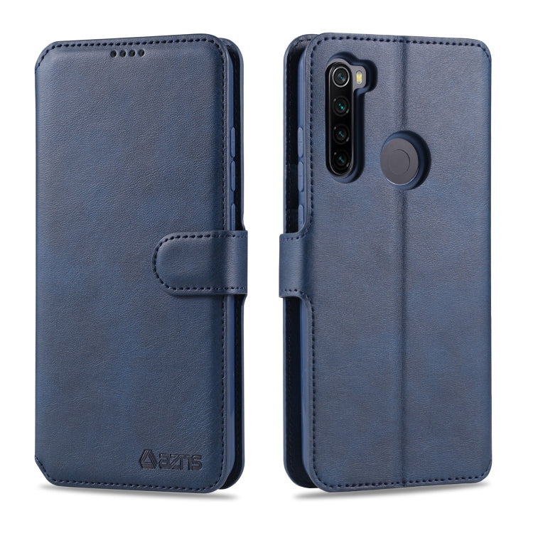 For Xiaomi Redmi Note 8 AZNS Calf Texture Horizontal Flip Leather Case, with Holder & Card Slots & Wallet & Photo Frame