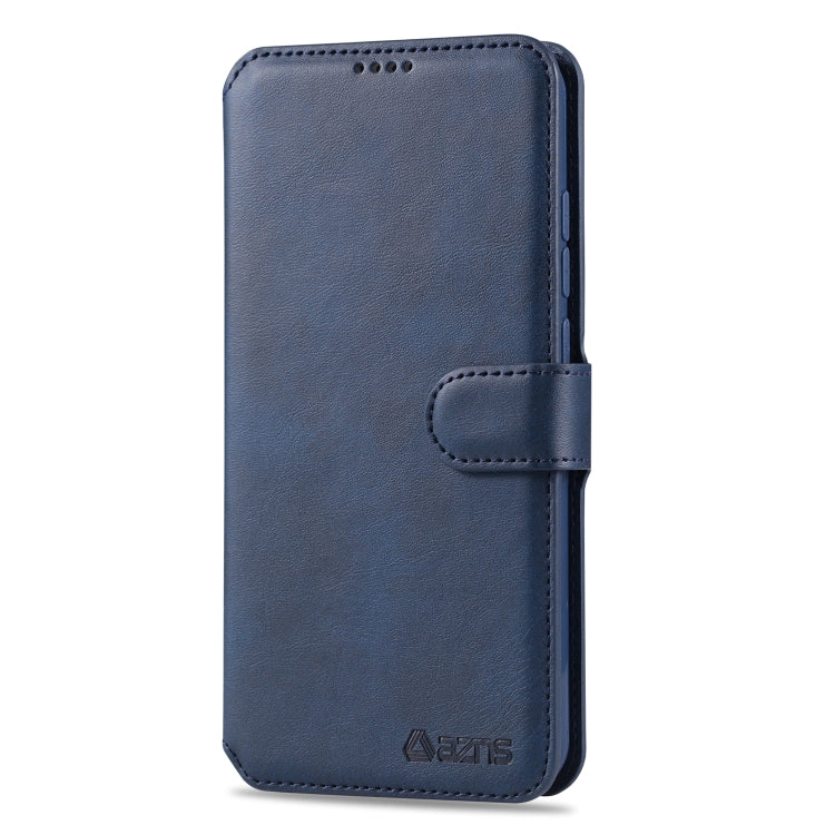 For Xiaomi Redmi Note 8 AZNS Calf Texture Horizontal Flip Leather Case, with Holder & Card Slots & Wallet & Photo Frame